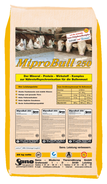 MIPRO BULL 250 Mineralfutter | Sackware (25kg)