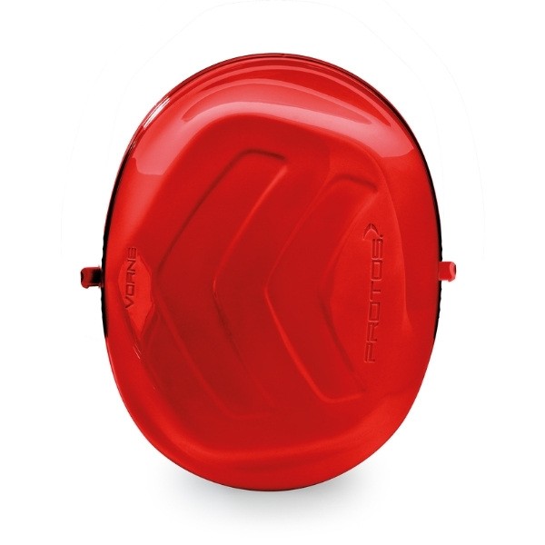 PROTOS Protos Integral Gehörschutzkapsel-Paar (ohne Bügel) rot 10