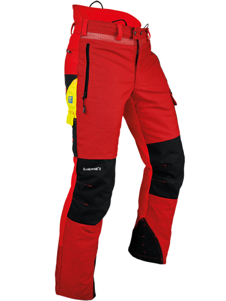 102155 PFANNER Gladiator II Schnittschutzhose rot