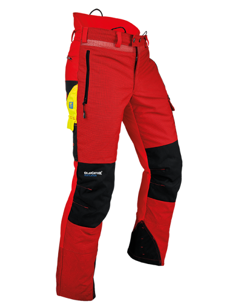 102078 PFANNER Ventilation Schnittschutzhose Typ C rot