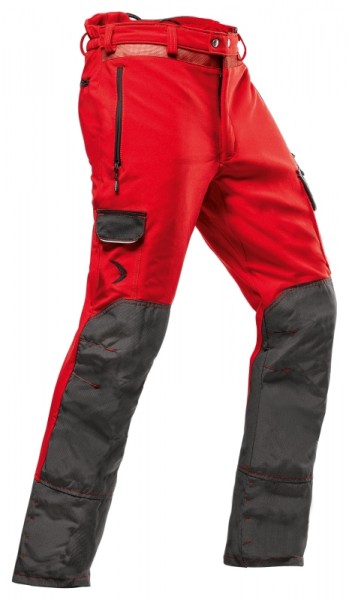 106651 PFANNER Arborist Schnittschutzhose Typ C rot-schwarz