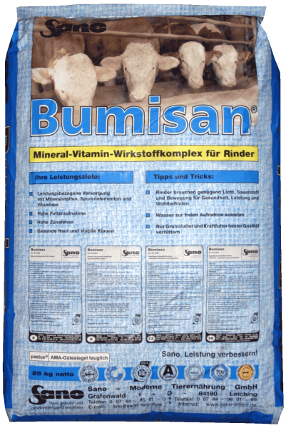 BUMISAN Mineralfutter Fresser/Bullen I Sackware (25kg)