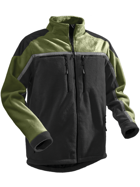 102344 PFANNER Jobby Colour Fleecejacke oliv-schwarz