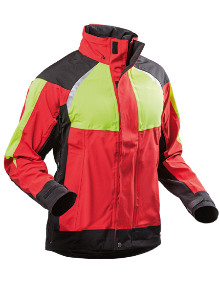 102089 PFANNER Ventura Regenjacke rot-neongelb