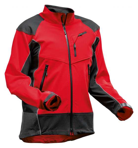 102220 PFANNER Arboristjacke rot-schwarz