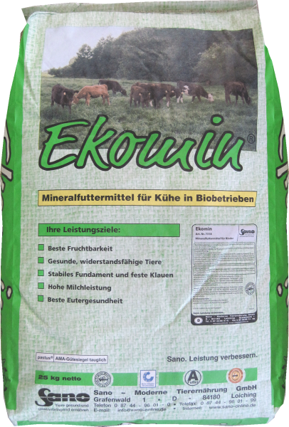 EKOMIN BIO-Mineralfutter | Sackware (25kg)