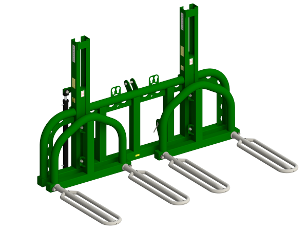 Hydraulische Ballengabel "Pick & Stack" (doppelt)