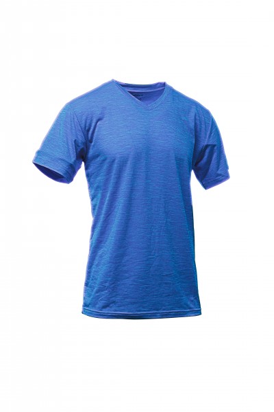 101388 PFANNER Skin-Dry V-Neck T-Shirt blau